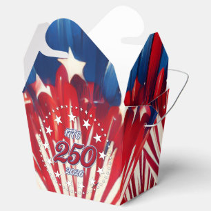 Amerikas 250. Geburtstag 1776-2026 RWB Feuerwerk Geschenkschachtel