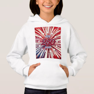 Amerikas 250. Geburtstag 1776-2026 RWB Feuerwerk  Hoodie