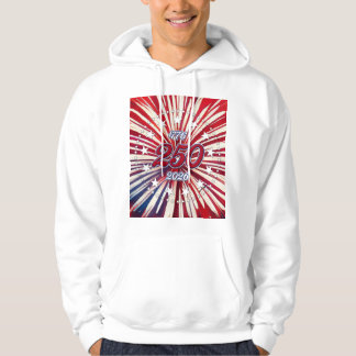 Amerikas 250. Geburtstag 1776-2026 RWB Feuerwerk  Hoodie