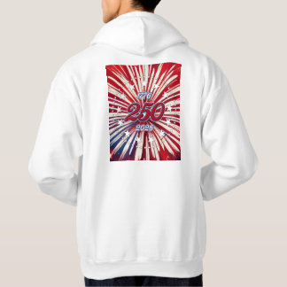 Amerikas 250. Geburtstag 1776-2026 RWB Feuerwerk Hoodie