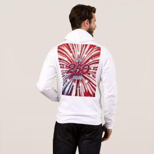 Amerikas 250. Geburtstag 1776-2026 RWB Feuerwerk  Hoodie