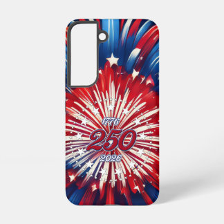 Amerikas 250. Geburtstag 1776-2026 RWB Feuerwerk Samsung Galaxy Hülle