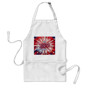 Amerikas 250. Geburtstag 1776-2026 RWB Feuerwerk Schürze