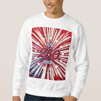 Amerikas 250. Geburtstag 1776-2026 RWB Feuerwerk  Sweatshirt