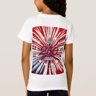 Amerikas 250. Geburtstag 1776-2026 RWB Feuerwerk  T-Shirt