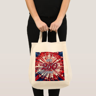 Amerikas 250. Geburtstag 1776-2026 RWB Feuerwerk Tragetasche