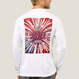 Amerikas 250. Geburtstag 1776-2026 RWB Feuerwerk  Tri-Blend Shirt