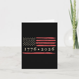 Amerikas 250. Geburtstag 1776-2026 US-Flagge 250 Y Karte