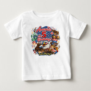 Amerikas 250. Geburtstag 4. Juli-Feier Baby T-shirt