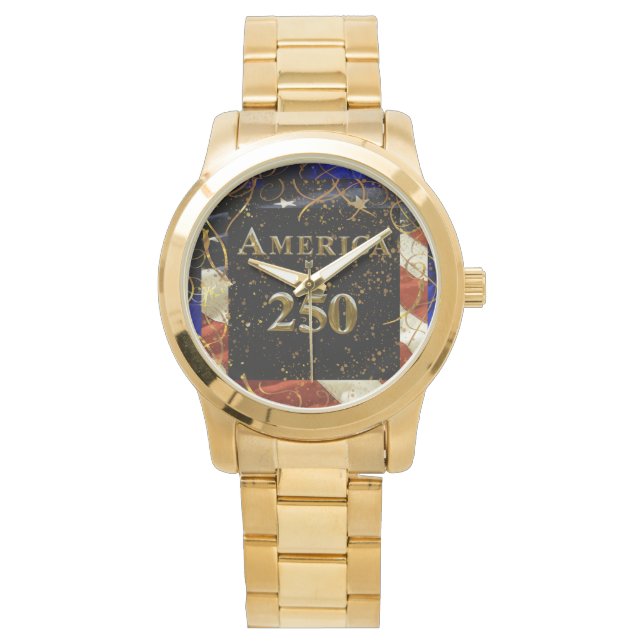 Amerikas 250. Geburtstag! Armbanduhr (Vorderseite)