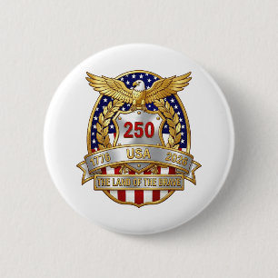 Amerikas 250. Geburtstag Button
