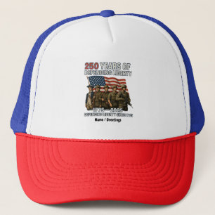 Amerikas 250. Geburtstag der Militärparade der US- Truckerkappe