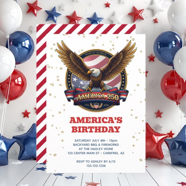 Amerikas 250. Geburtstag Einladung (Von Creator hochgeladen)