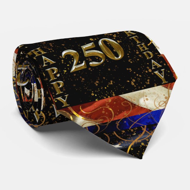 Amerikas 250. Geburtstag! Krawatte (Gerollt)
