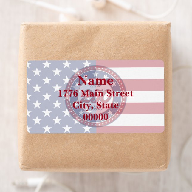 Amerikas 250. Geburtstag mit der USA-Flagge (Insitu)