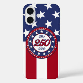 Amerikas 250. Geburtstag mit der USA-Flagge iPhone 16 Hülle