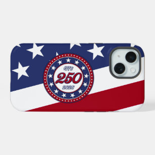 Amerikas 250. Geburtstag mit der USA-Flagge iPhone 15 Hülle