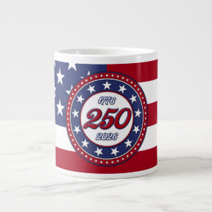 Amerikas 250. Geburtstag mit der USA-Flagge Jumbo-Tasse