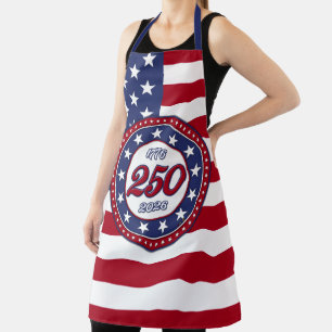 Amerikas 250. Geburtstag mit der USA-Flagge Schürze