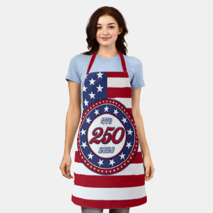Amerikas 250. Geburtstag mit der USA-Flagge Schürze