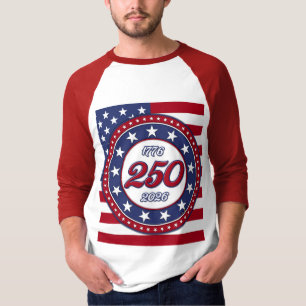 Amerikas 250. Geburtstag mit der USA-Flagge T-Shirt