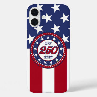Amerikas 250. Geburtstag mit USA-Flagge iPhone 16 Plus Hülle