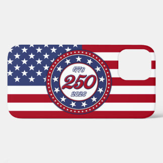 Amerikas 250. Geburtstag mit USA-Flagge Case-Mate iPhone Hülle