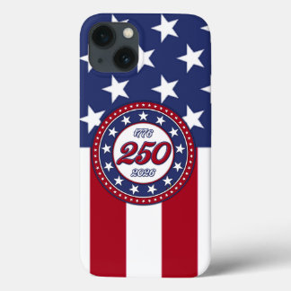 Amerikas 250. Geburtstag mit USA-Flagge Case-Mate iPhone Hülle