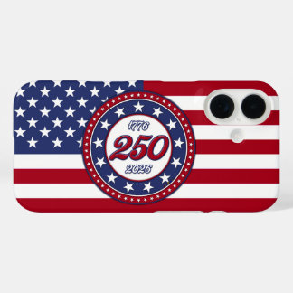 Amerikas 250. Geburtstag mit USA-Flagge iPhone 16 Hülle