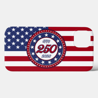Amerikas 250. Geburtstag mit USA-Flagge Case-Mate iPhone Hülle
