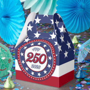 Amerikas 250. Geburtstag mit USA-Flagge Geschenkschachtel