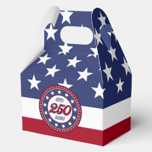 Amerikas 250. Geburtstag mit USA-Flagge Geschenkschachtel