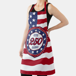 Amerikas 250. Geburtstag mit USA-Flagge Schürze