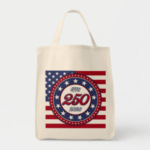Amerikas 250. Geburtstag mit USA-Flagge Tragetasche