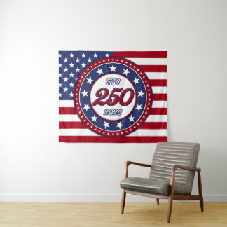 Amerikas 250. Geburtstag mit USA-Flagge Wandteppich