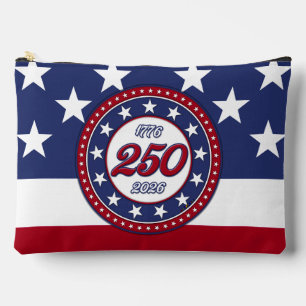 Amerikas 250. Geburtstag mit USA-Flagge Zubehörtasche