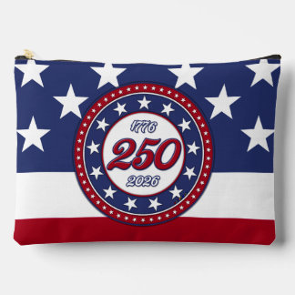 Amerikas 250. Geburtstag mit USA-Flagge Zubehörtasche