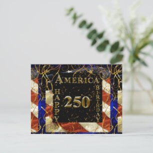 Amerikas 250. Geburtstag! Postkarte