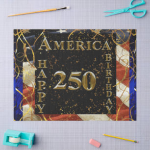 Amerikas 250. Geburtstag! Seidenpapier