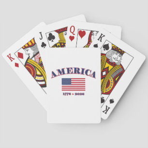 Amerikas 250. Geburtstag Spielkarten