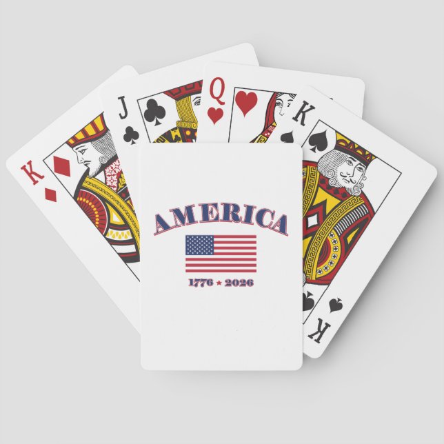 Amerikas 250. Geburtstag Spielkarten (Rückseite)