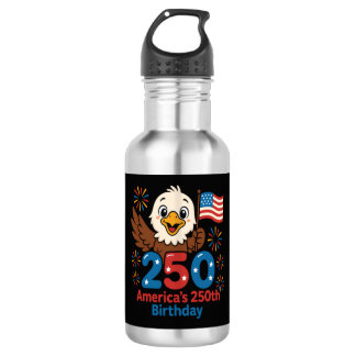 Amerikas 250. Geburtstag - US-Flagge 250 Jahre Ann Edelstahlflasche