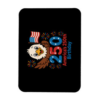 Amerikas 250. Geburtstag - US-Flagge 250 Jahre Jub Magnet
