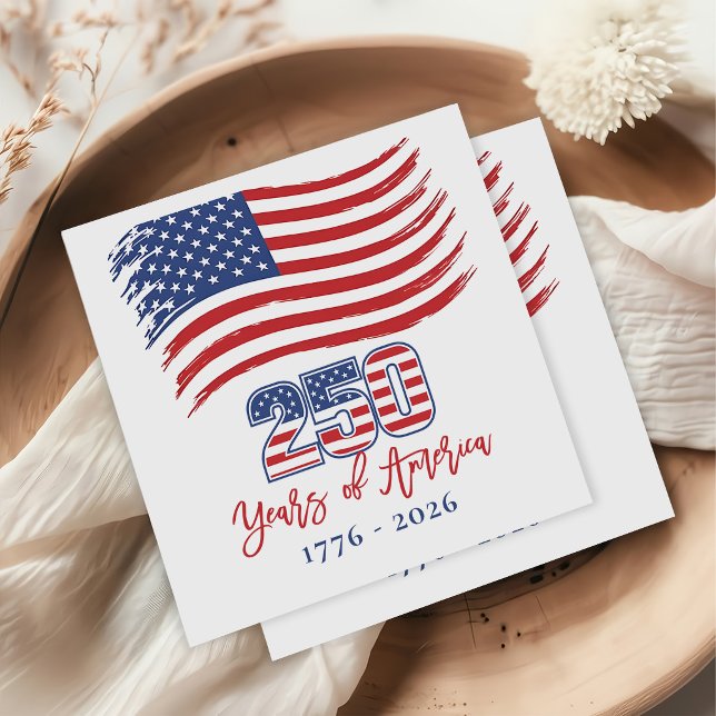 Amerikas 250. Geburtstagsfeier Serviette (Von Creator hochgeladen)