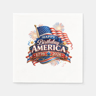 Amerikas 250. Geburtstagsfeier Serviette