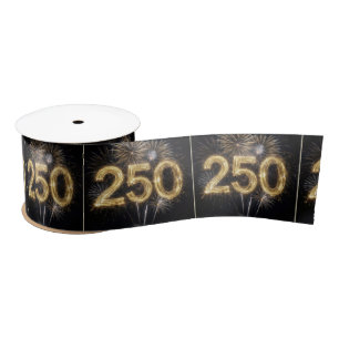 Amerikas 250. Geburtstagsfeuerwerk Satinband