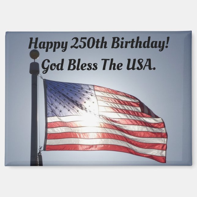 Amerikas 250. Geburtstagsmagnet Magnet (Vorderseite)