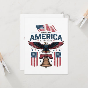Amerikas 250-Jahr-Feier Einladung