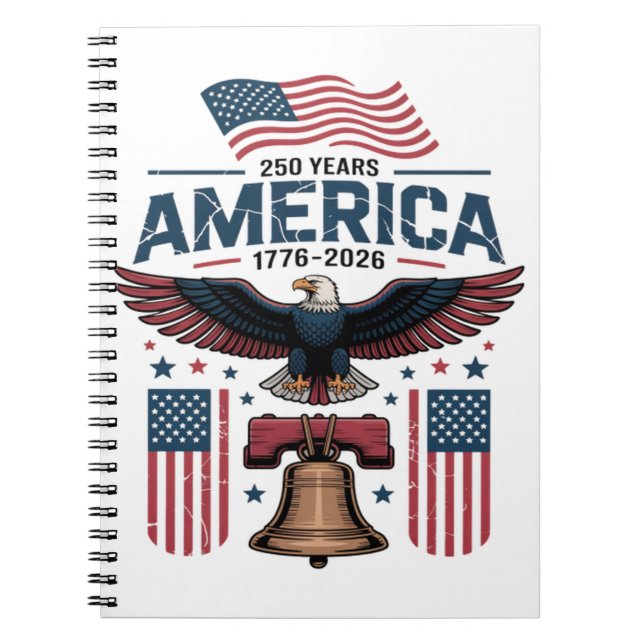 Amerikas 250-Jahr-Feier Notizblock (Vorderseite)