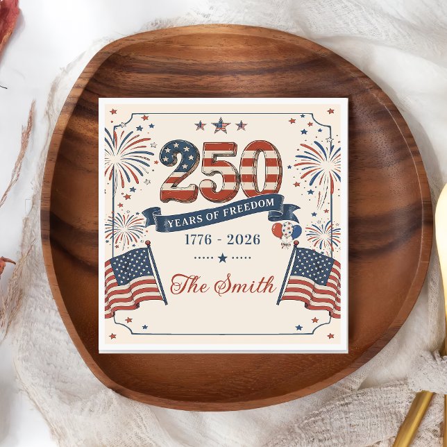 Amerikas 250-Jahr-Feier Servietten (Von Creator hochgeladen)